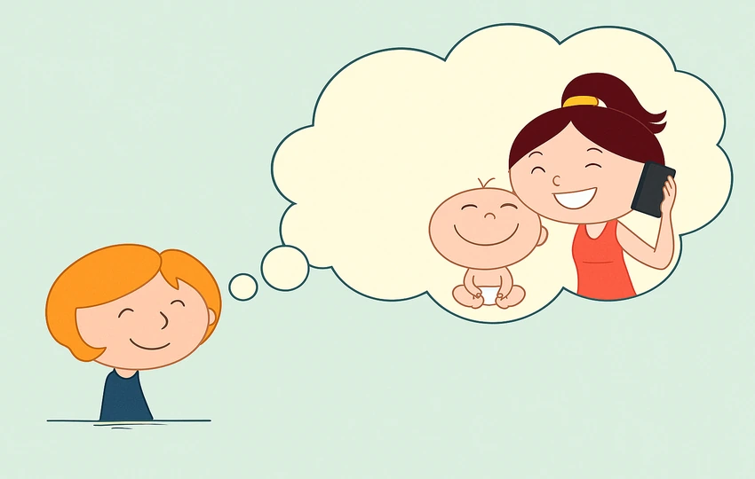 Audience member checking who the official creator is.